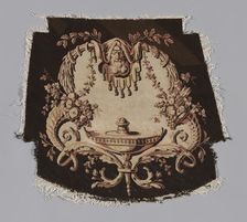 Chair Cover, England, Empire period, c. 1810. Creator: Unknown
