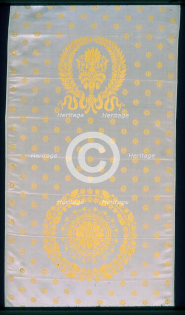 Chair Cover, France, 1800/25. Creator: Unknown.