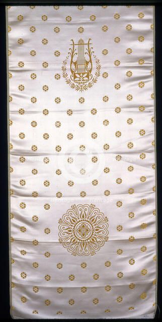 Chair Cover, France, 1800/25. Creator: Unknown.