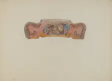 Chair Back Decoration, 1935. Creator: Austin L. Davison