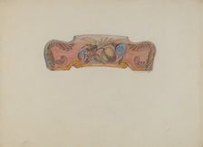 Chair Back Decoration, 1935. Creator: Austin L. Davison