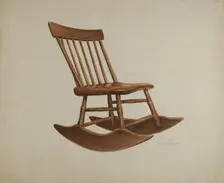 Chair, c. 1936. Creator: Charles Bowman