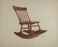 Chair, c. 1936. Creator: Charles Bowman