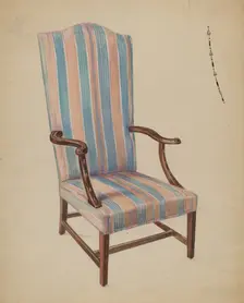 Chair, c. 1936. Creator: Bernard Gussow