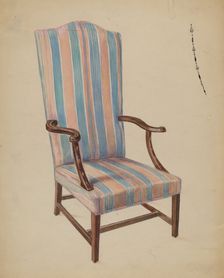 Chair, c. 1936. Creator: Bernard Gussow