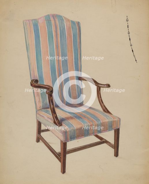 Chair, c. 1936. Creator: Bernard Gussow.