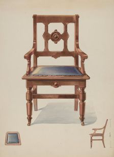 Chair, c. 1936. Creator: George Kirschner