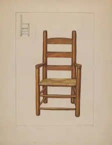 Chair, c. 1936. Creator: Edgar L. Pearce