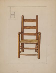 Chair, c. 1936. Creator: Edgar L. Pearce
