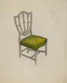 Chair, c. 1936. Creator: Edna C. Rex