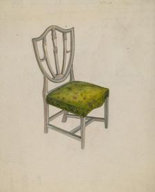 Chair, c. 1936. Creator: Edna C. Rex