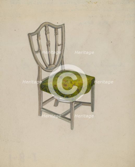 Chair, c. 1936. Creator: Edna C. Rex.