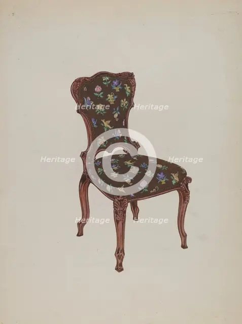 Chair, c. 1936. Creator: Florence Huston.