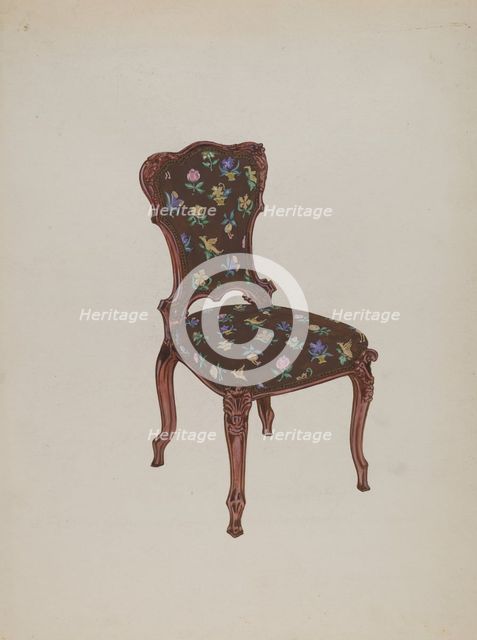 Chair, c. 1936. Creator: Florence Huston.