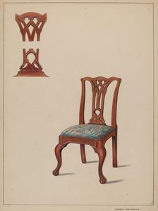 Chair, c. 1936. Creator: Francis Law Durand