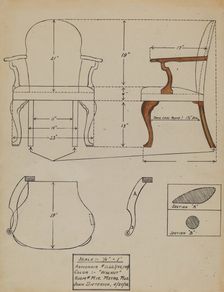 Chair, c. 1936. Creator: John Dieterich