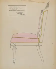 Chair, c. 1936. Creator: Jack Bochner