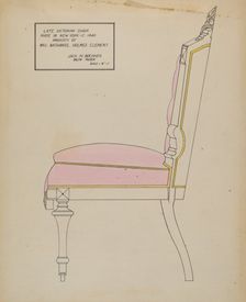 Chair, c. 1936. Creator: Jack Bochner