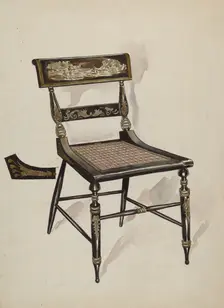 Chair, c. 1936. Creator: Lillian Causey