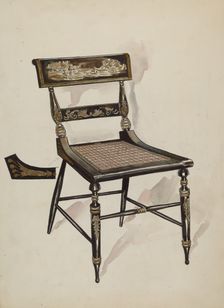 Chair, c. 1936. Creator: Lillian Causey