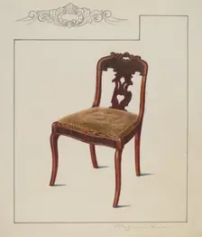 Chair, c. 1936. Creator: Magnus S. Fossum
