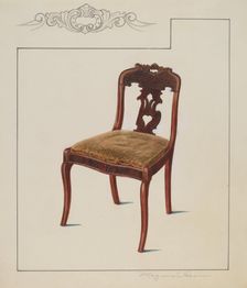 Chair, c. 1936. Creator: Magnus S. Fossum