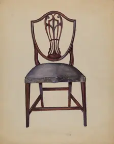 Chair, c. 1936. Creator: Mina Lowry