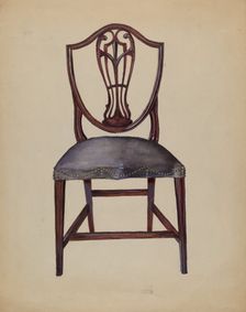Chair, c. 1936. Creator: Mina Lowry