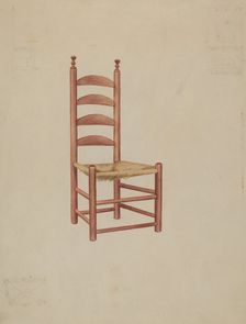 Chair, c. 1936. Creator: Samuel O. Klein