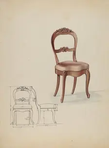 Chair, c. 1936. Creator: Wellington Blewett