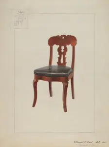 Chair, c. 1937. Creator: Edward L Loper