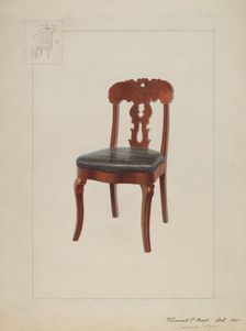 Chair, c. 1937. Creator: Edward L Loper