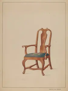 Chair, c. 1937. Creator: Francis Law Durand