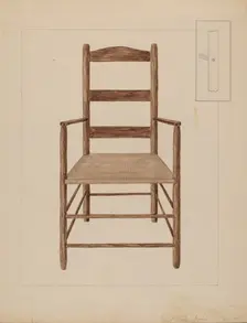 Chair, c. 1937. Creator: Frederick Jackson
