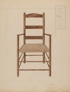 Chair, c. 1937. Creator: Frederick Jackson