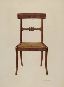 Chair, c. 1937. Creator: Helen Bronson