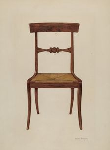 Chair, c. 1937. Creator: Helen Bronson
