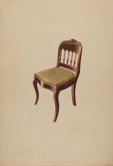 Chair, c. 1937. Creator: John Sullivan