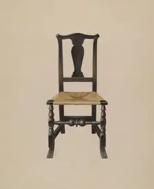 Chair, c. 1937. Creator: John Sullivan