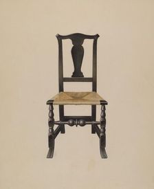 Chair, c. 1937. Creator: John Sullivan