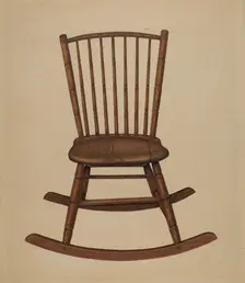 Chair, c. 1937. Creator: Leonard Battee