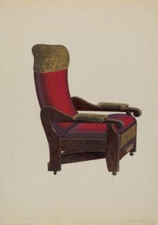 Chair, c. 1938. Creator: Clyde L. Cheney