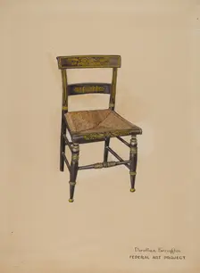 Chair, c. 1938. Creator: Dorothea A. Farrington