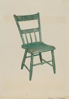 Chair, c. 1938. Creator: Frank Eiseman