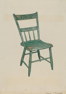Chair, c. 1938. Creator: Frank Eiseman