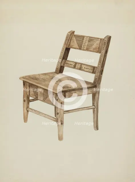 Chair, c. 1938. Creator: Marjery Parish.