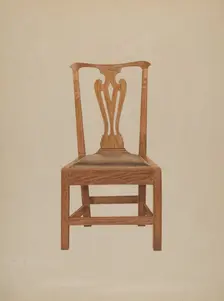 Chair, c. 1938. Creator: Michael Riccitelli