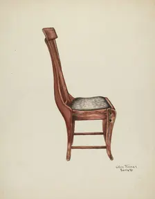 Chair, c. 1939. Creator: Grace Thomas