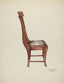 Chair, c. 1939. Creator: Grace Thomas