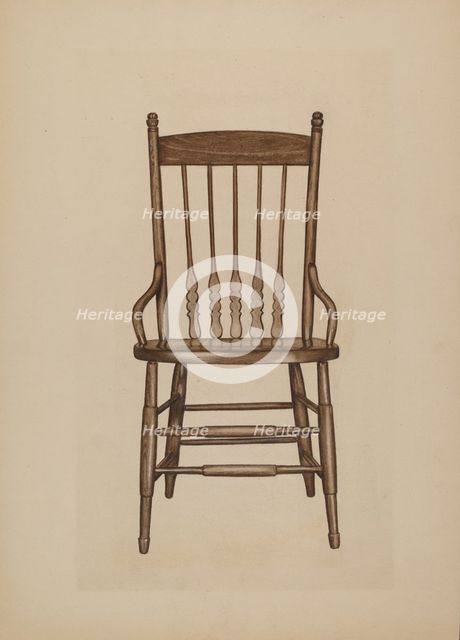 Chair, c. 1939. Creator: Lee Brown.